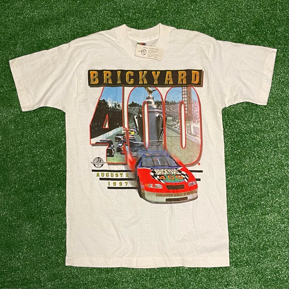 Vintage NASCAR Brickyard 400 T-shirt Size Medium